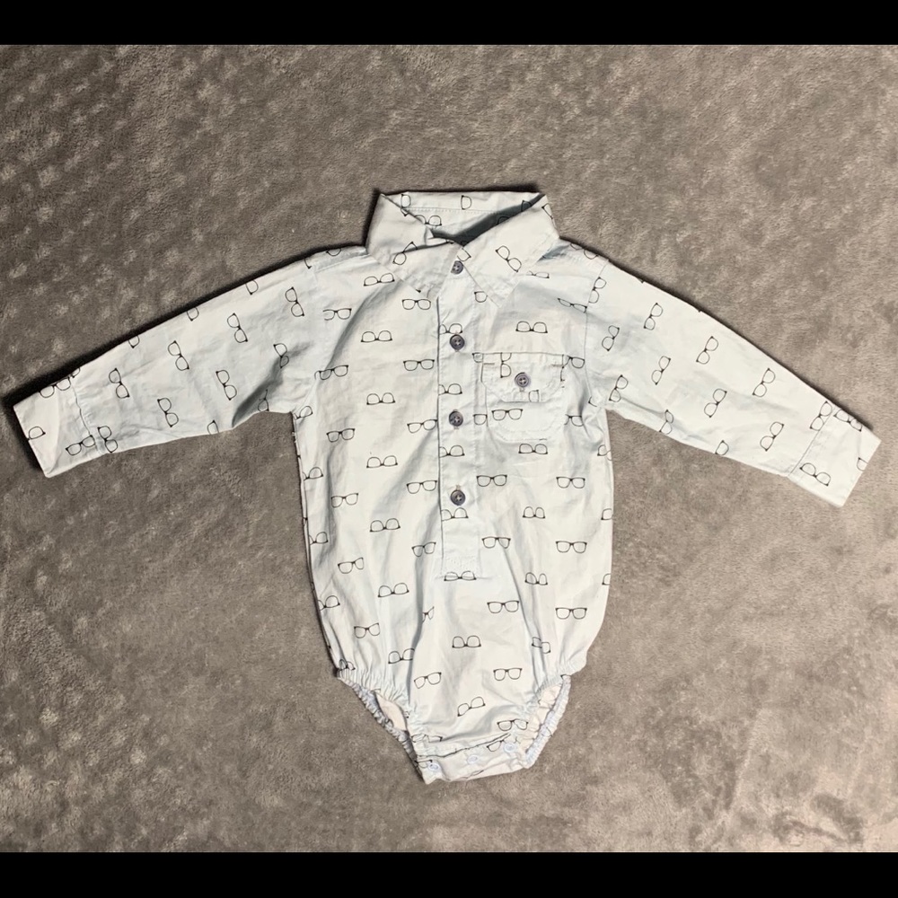 6-9 M Shirt Long Sleeves Boy Bodysuits